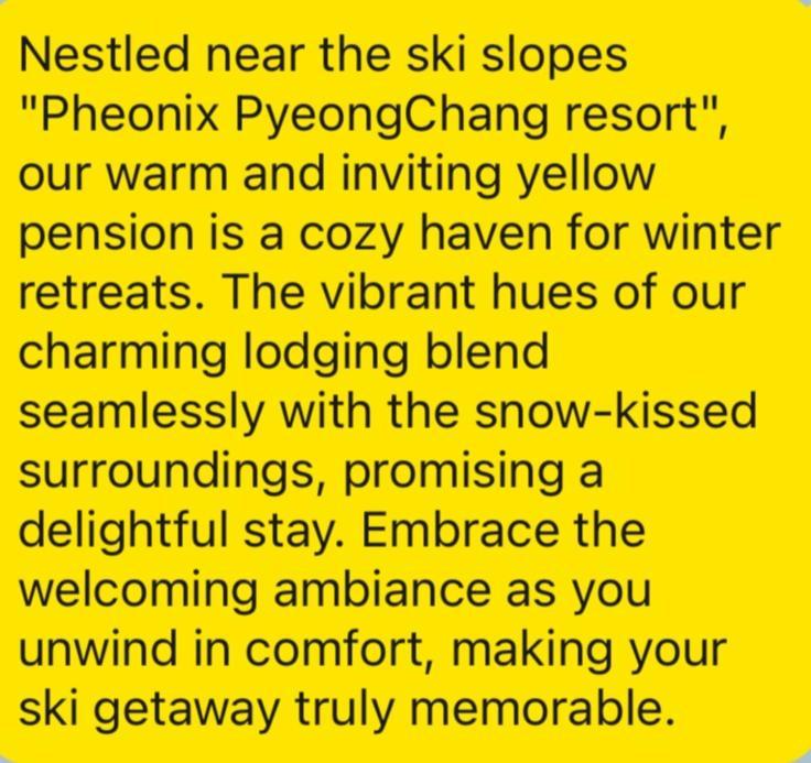 Honey Bear Pension Pyeongchang Luaran gambar